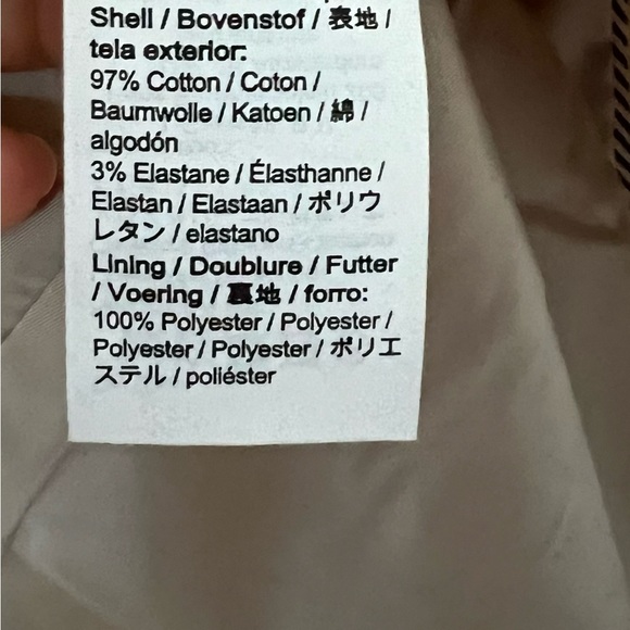 J.Crew cropped double-breasted blazer in luxe cotton velvet,size 10, beige - Picture 6 of 6